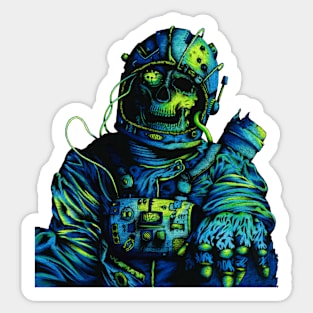 Skelenaut (Color) Sticker